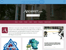 Tablet Screenshot of ancaster.com